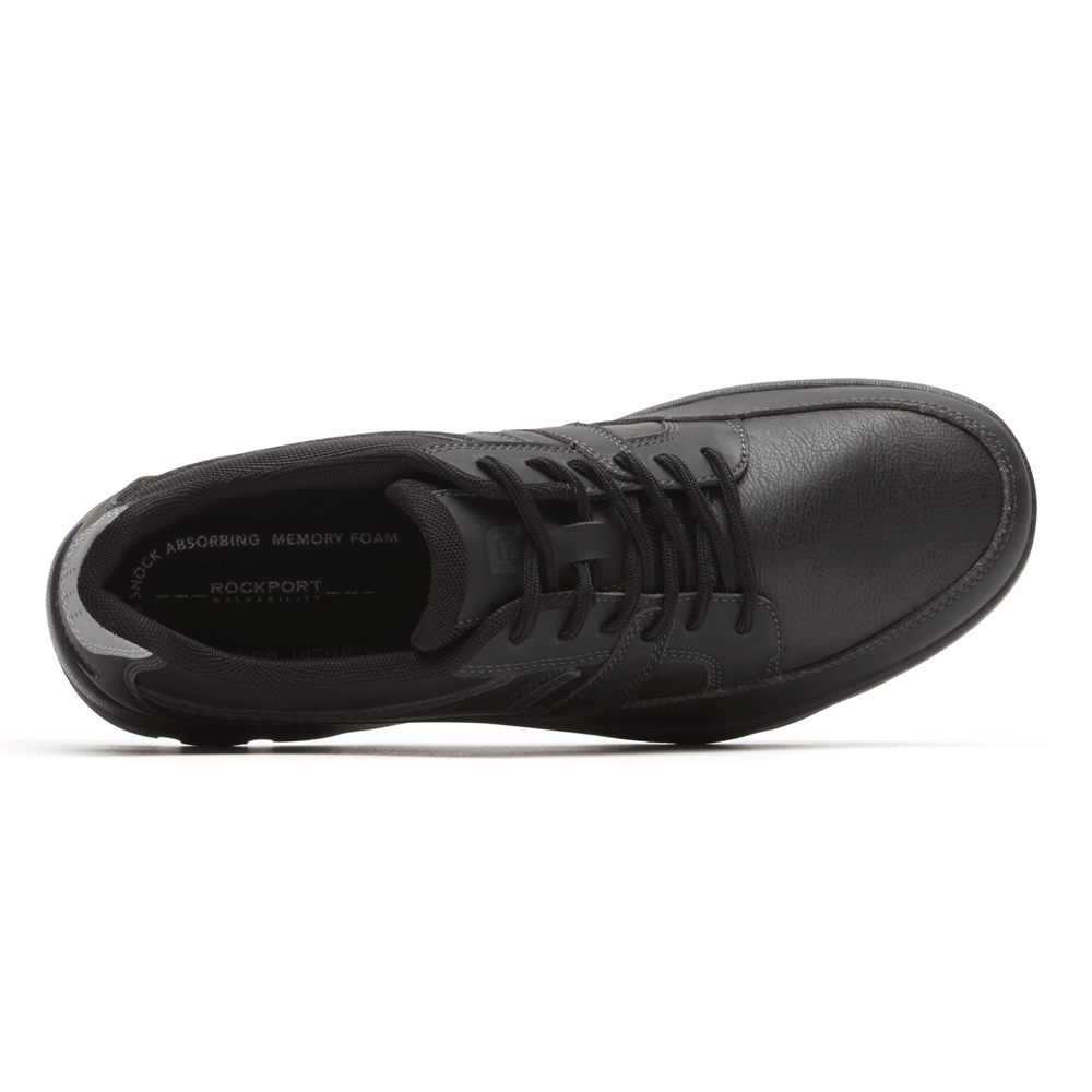 Rockport Mens Sneakers Black - Get Your Kicks Blucher - UK 538-RNVOUG